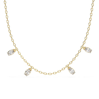 Buy Delicate Chain Diamond Minimalist Necklace at Ivana Jewels Best lab grown diamond jewellery brand