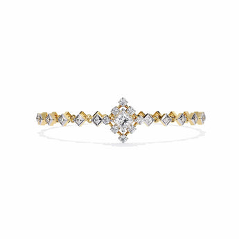 Buy Delicate Two-Tone Diamond Bracelet from Ivana Jewels Best lab grown diamond jewellery brand