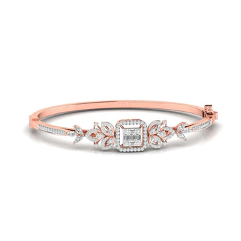Buy Delicate Diamond Bangle Online from Ivana Jewels Best lab grown diamond jewellery brand