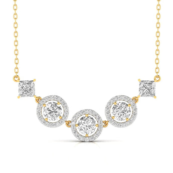 Buy Cluster Diamond Pendant Online from Ivana Jewels Best lab grown diamond jewellery brand