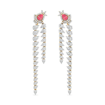 Buy Pear Marquise Diamond Dangler Earring from Ivana Jewels Best lab grown diamond jewellery brand