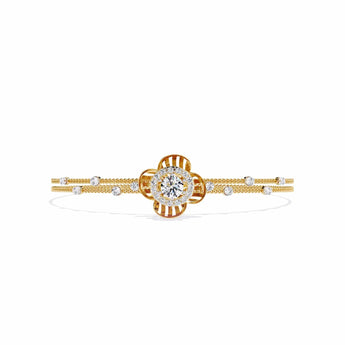 Buy Flower Two-Strand Diamond Bracelet from Ivana Jewels Best lab grown diamond jewellery brand