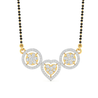 Diamond Studded Mangalsutra Best lab grown diamond jewellery brand