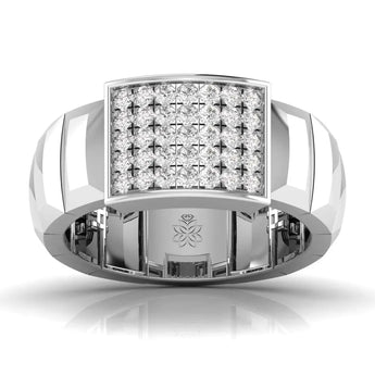 Buy Band Style Diamond Ring for Men from Ivana Jewels Best lab grown diamond jewellery brand