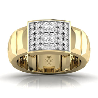 Buy Band Style Diamond Ring for Men from Ivana Jewels Best lab grown diamond jewellery brand