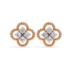 Four-Stone Clover Diamond Earrings