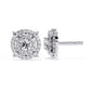 Multi-Halo Diamond Earrings