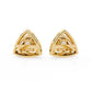 Diamond Accent Triangle Earrings