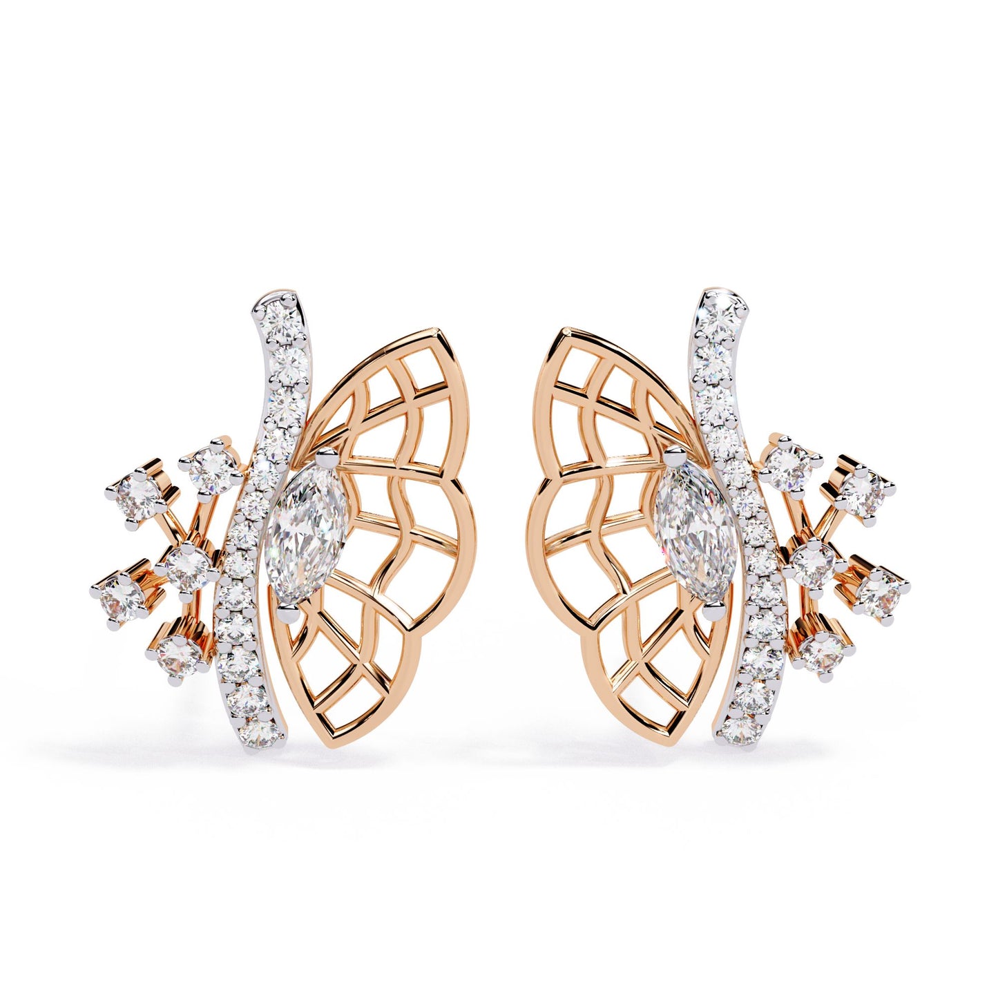 Butterfly Diamond Earrings