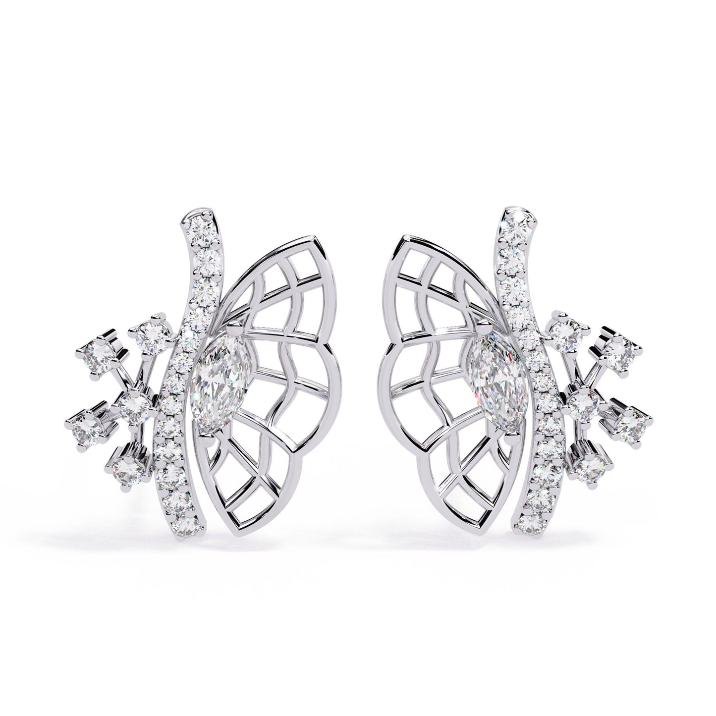 Butterfly Diamond Earrings