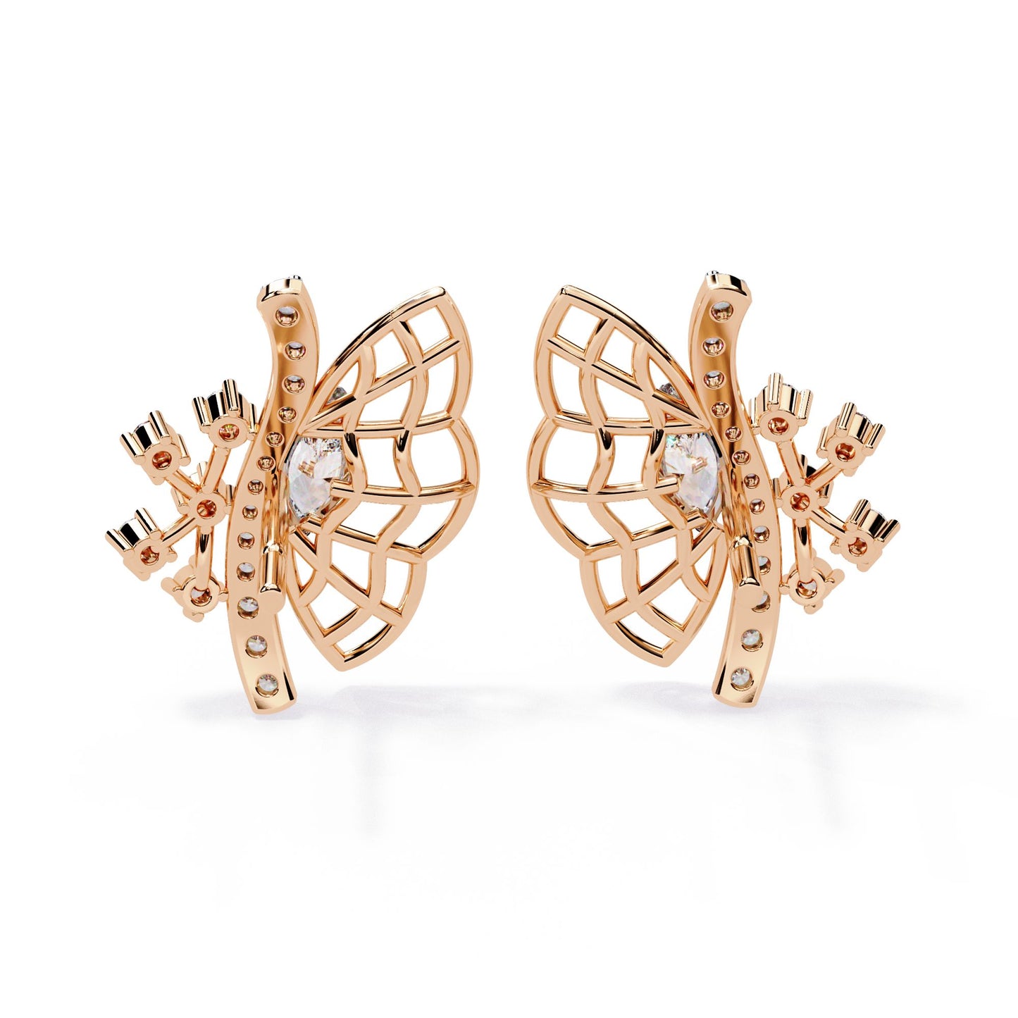 Butterfly Diamond Earrings