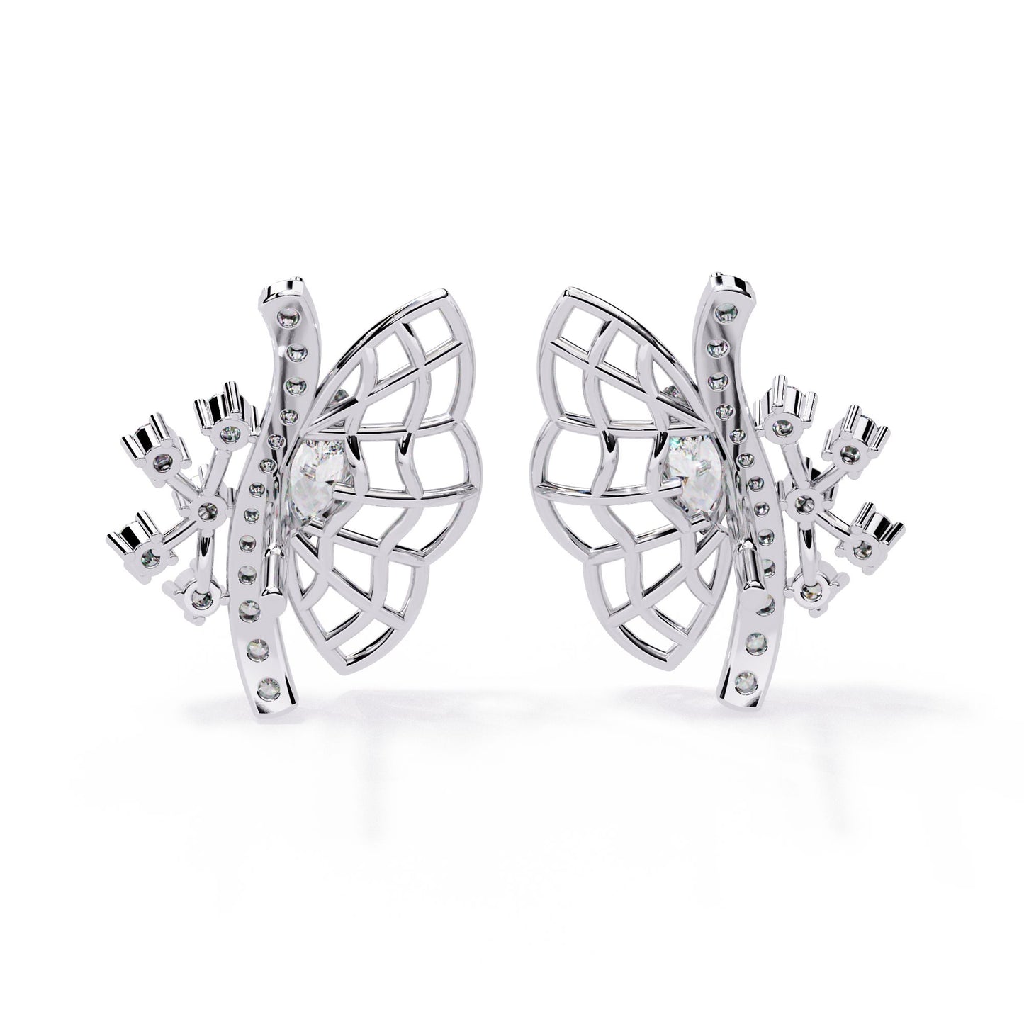 Butterfly Diamond Earrings