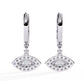 Evil Eye Diamond Earrings