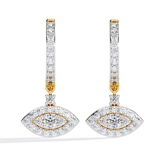 Evil Eye Diamond Earrings