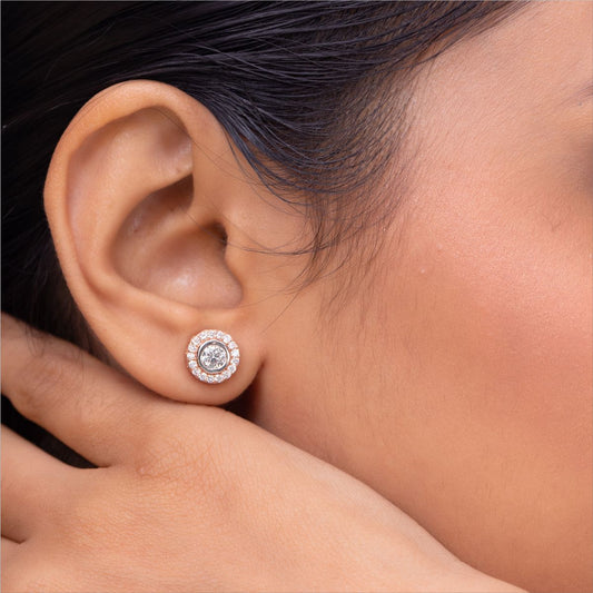 Sleek Round Minimalist Earrings