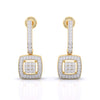 Sleek Drop Diamond Earrings