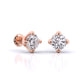 Solitaire Studs Earrings