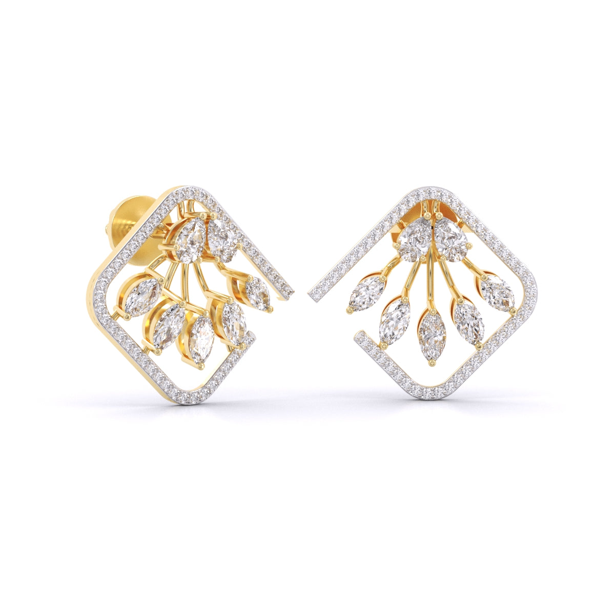 Fancy Diamonds Studs