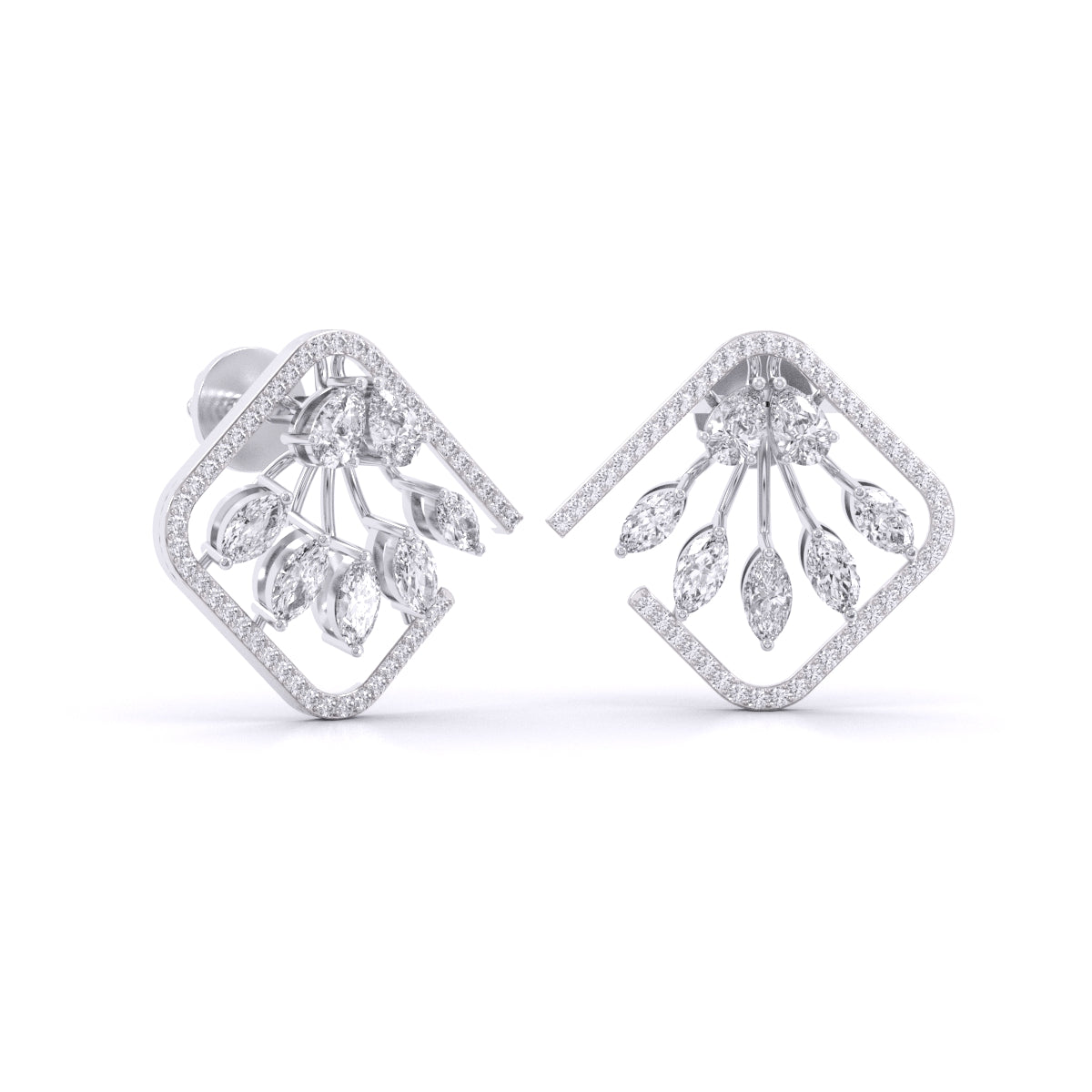 Fancy Diamonds Studs