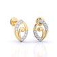 Allie Round Diamond Earrings