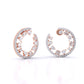 Multi Shape Open Hoop Earring