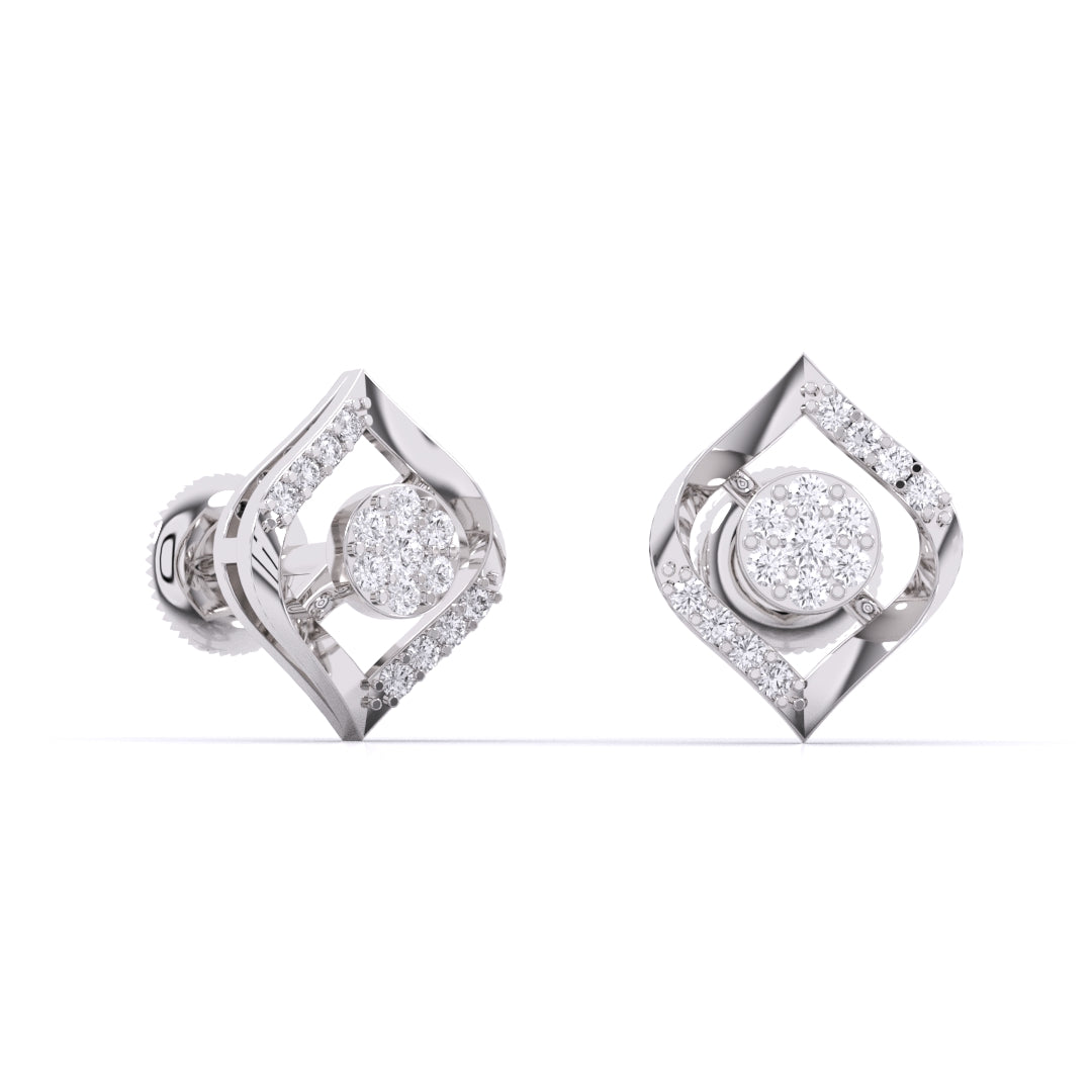 Sparkling Lab Grown Diamond Earrings