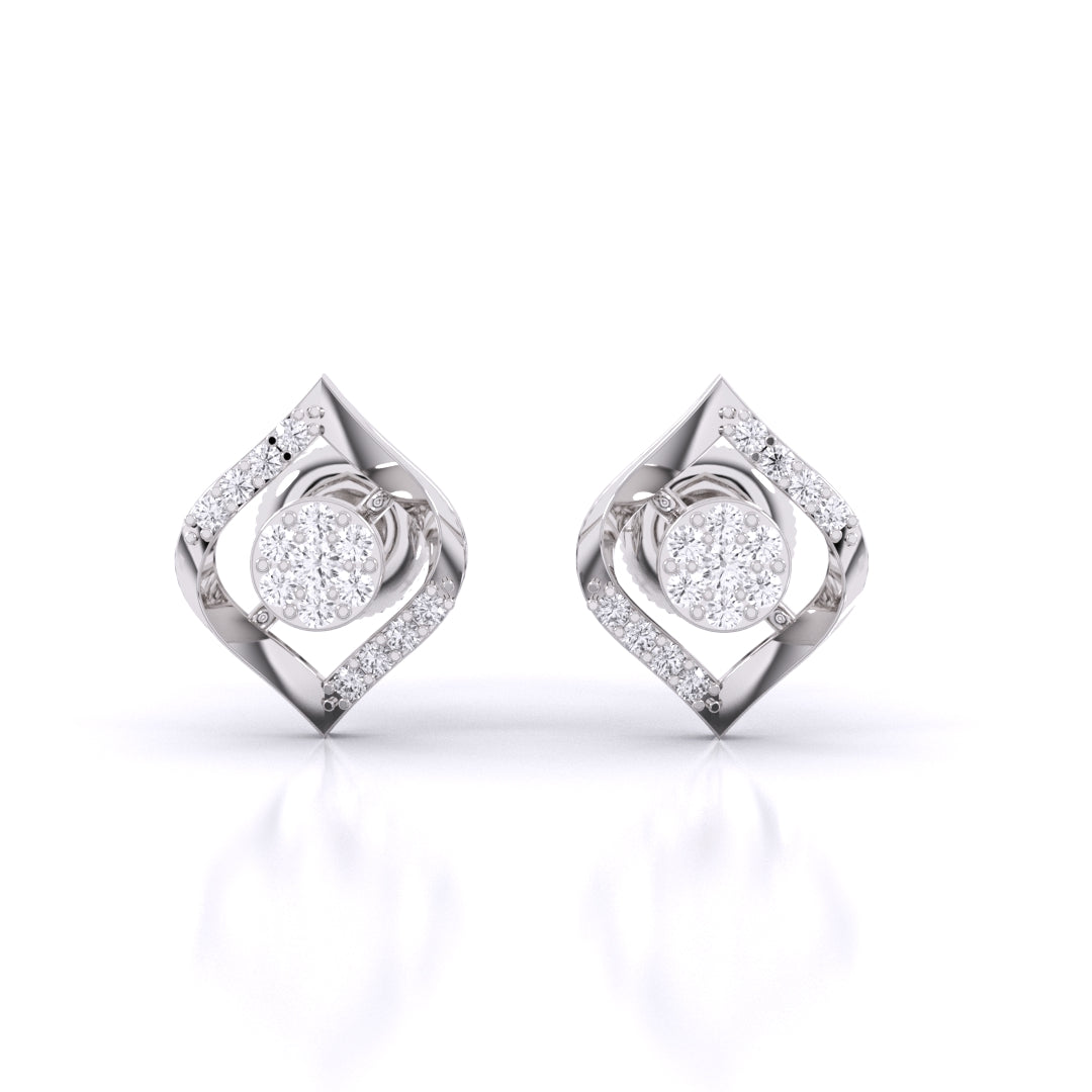 Sparkling Lab Grown Diamond Earrings