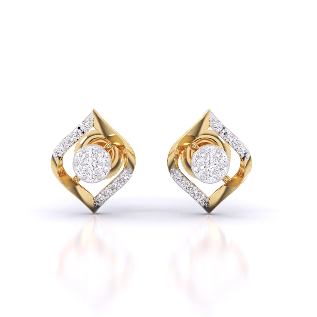 Sparkling Lab Grown Diamond Earrings