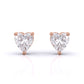 Fancy Heart shape Studs