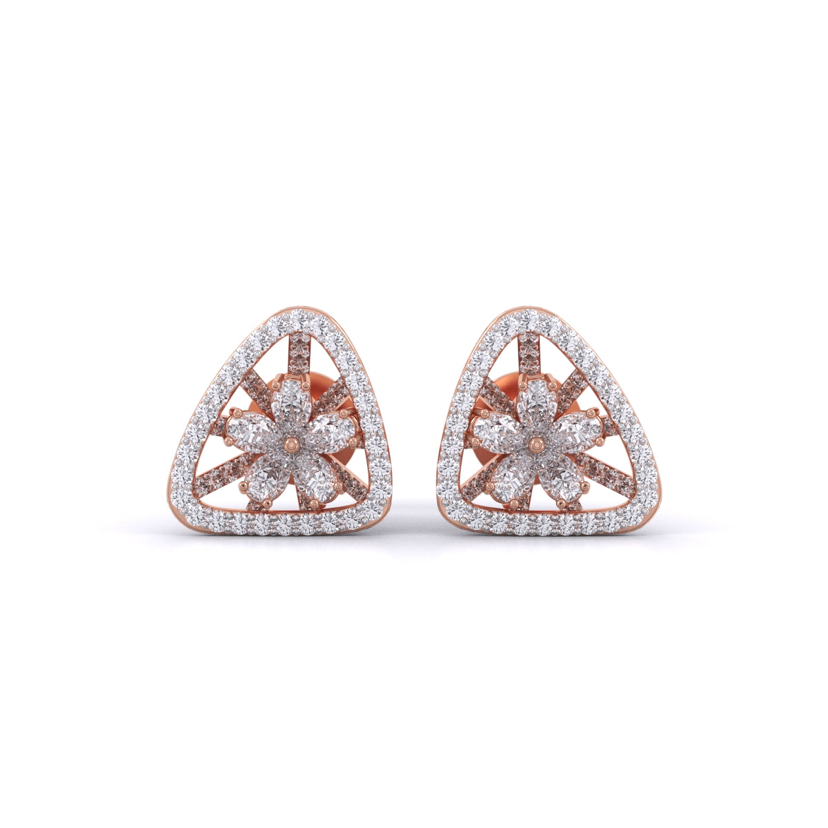 Contemporary Wear Fancy Diamond Earrings