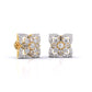 Antique Diamond Cluster Studs