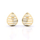 Gleaming Leaf Pattern Diamond Earrings