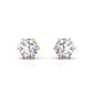 6 Prong Diamond Stud Earring