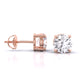 2 Carat Each Classic Solitaire Studs