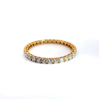 Buy Channel Setting Diamond Bangle Online from Ivana Jewels Best lab grown diamond jewellery brand