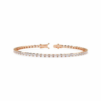 Buy Elegant Baguette Diamond Bracelet from Ivana Jewels Best lab grown diamond jewellery brand
