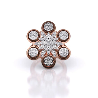 Buy Wanderlust Diamond Cocktail Ring at Ivana Jewels Best lab grown diamond jewellery brand