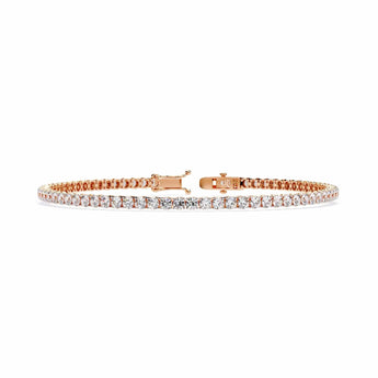 Buy Round Brilliant Gold Diamond Bracelet from Ivana Jewels Best lab grown diamond jewellery brand