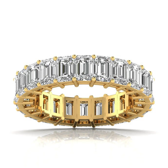 Buy Emerald Channel Setting Diamond Eternity Ring from Ivana Jewels Best lab grown diamond jewellery brand
