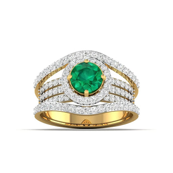 1.5 Carat Emerald Diamond Gold Ring - Best Lab Grown Diamond.