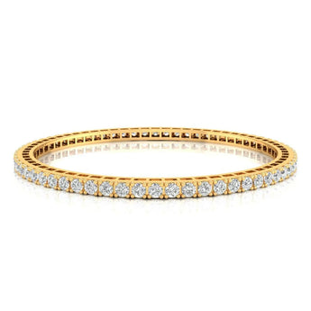 Elegant Tennis Pair of Bangle Best lab grown diamond jewellery brand
