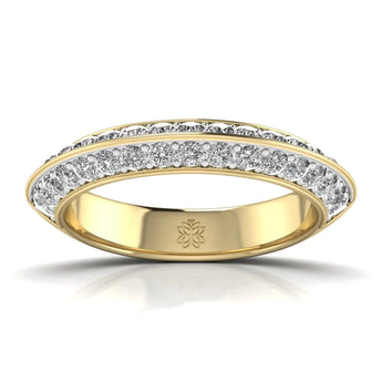Buy Eternal Edge Diamond Engagement Ring from Ivana Jewels Best lab grown diamond jewellery brand