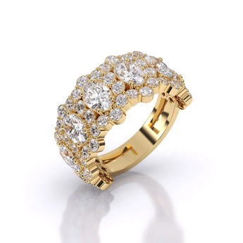 Buy Love Diamond Cocktail Ring at Ivana Jewels Best lab grown diamond jewellery brand