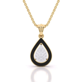 Buy Teardrop Diamond Pendant Online from Ivana Jewels Best lab grown diamond jewellery brand