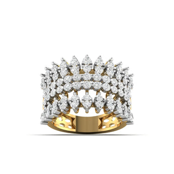 Exquisite Gold Diamond Ring Best lab grown diamond jewellery brand
