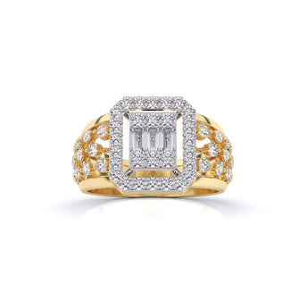Buy Fancy & Round Shape Diamond Engagement Ring from Ivana Jewels Best lab grown diamond jewellery brand