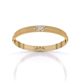 Buy 2 Carat Fancy Diamond Bangle Online from Ivana Jewels Best lab grown diamond jewellery brand