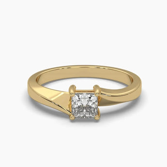 Buy Fancy Princess Shape Casual Diamond Ring at Ivana Jewels Best lab grown diamond jewellery brand