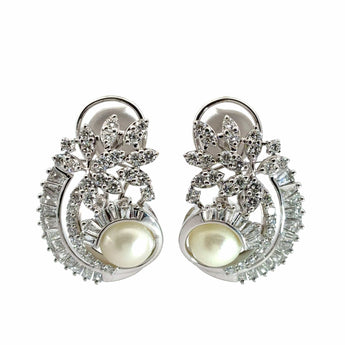 Buy Fancy & Round Cut Diamond Dangler Earring from Ivana Jewels Best lab grown diamond jewellery brand