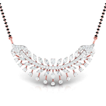 Buy Lab Grown Diamond Mangalsutra Online | Ivana Jewels Best lab grown diamond jewellery brand